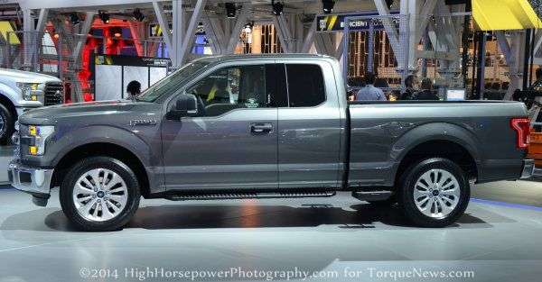 The 2015 Ford F150 in graphite