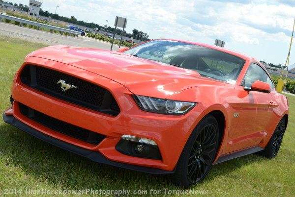 Competition Orange 2015 Ford Mustang GT