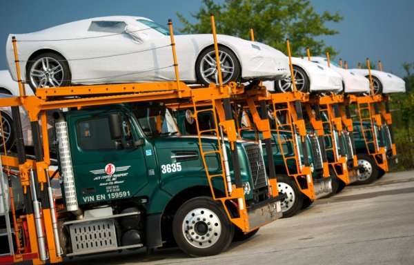 The first shipments of 2014 Chevrolet Corvette Coupes
