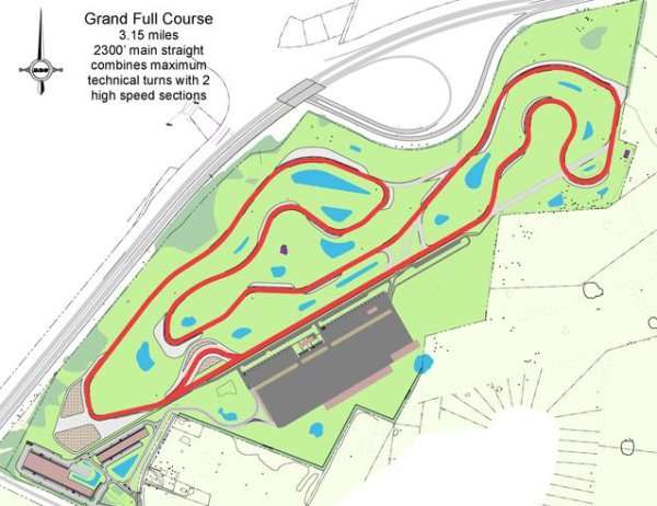The Grand Full Course at the Corvette museum motorsports park