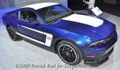 The 2012 Boss Mustang 302 In Blue And White Torque News