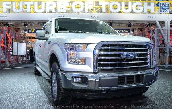 The 2015 Ford F150 in Silver