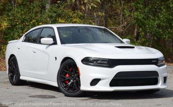 hellcat charger in white