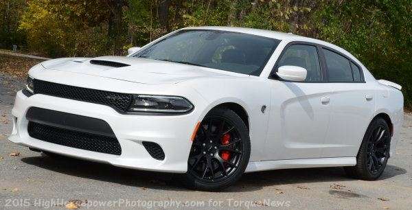 2015 Hellcat Charger in white