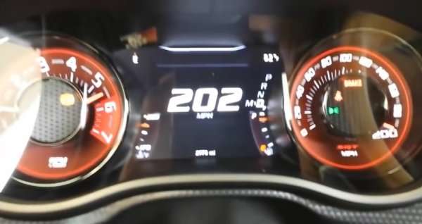 Hellcat speedometer 202
