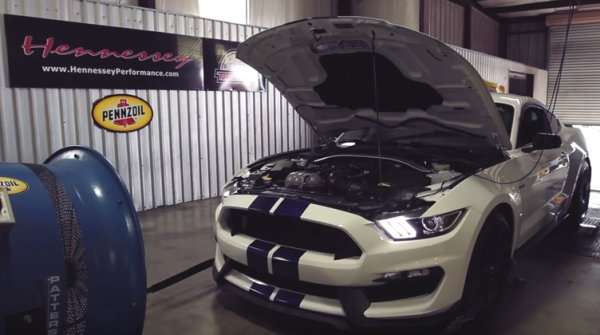Hennessey GT350 Mustang dyno