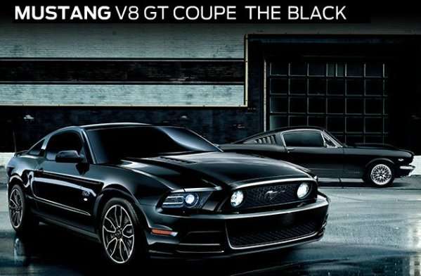 2014 Ford Mustang V8 GT Coupe The Black
