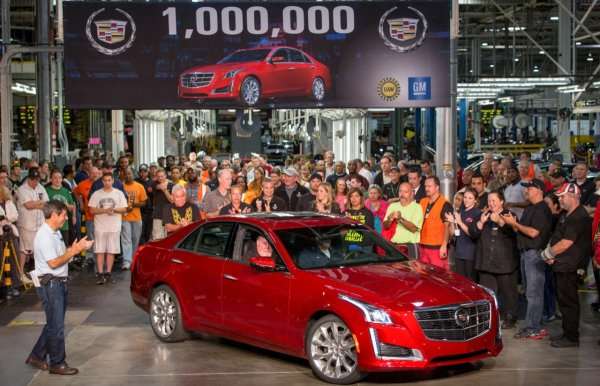 The 1 millionth Cadillac built in Lansing Grand River