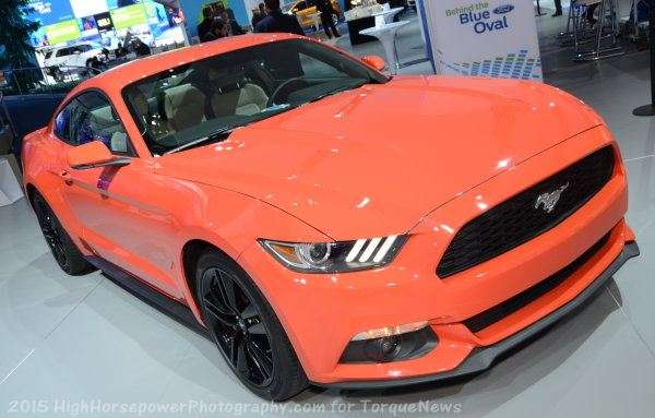 Competition Orange 2015 Mustang GT