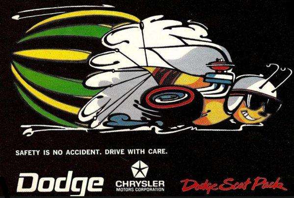 A Vintage Dodge Scat Pack ad