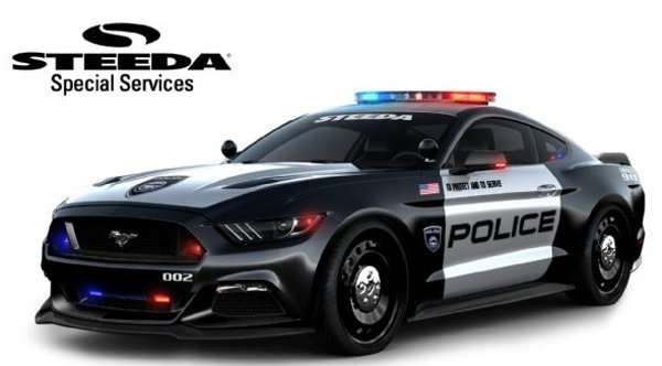 Steeda Mustang GT police car
