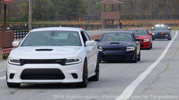 Three Hellcat Chargers