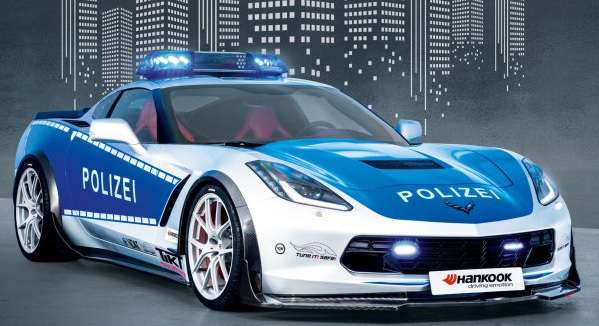 Corvette stingray police car