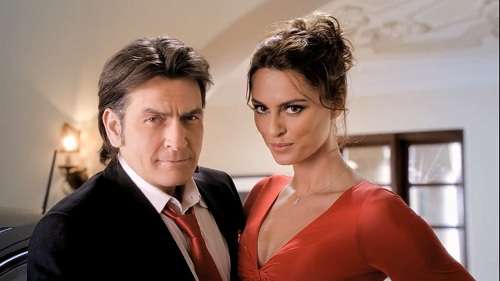 charlie sheen and Catrinel Menghia