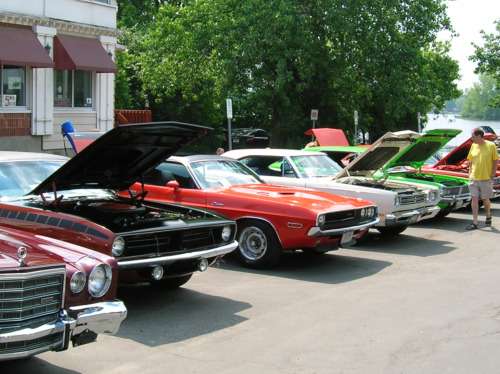 Collection of colorful cars
