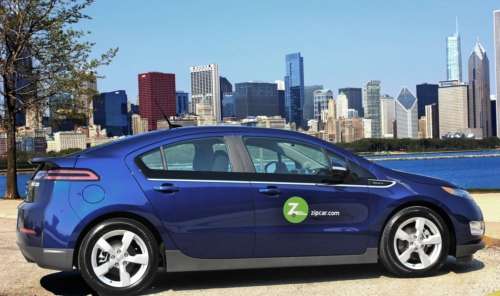 Zipcar launches electric vehicle pilot program in Chicago with the introduction 