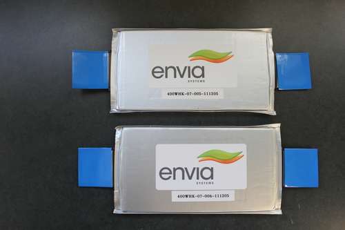 Envia's 45 amp-hour lithium-ion battery cells