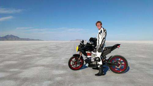 Brandon Miller at the Bonneville Salt Flats