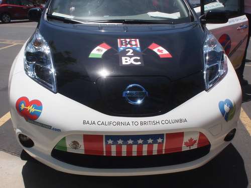 BC2BC in a Nissan Leaf