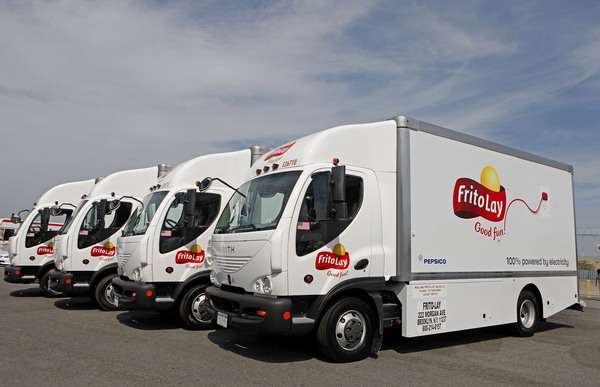 FritoLay electric delivery trucks