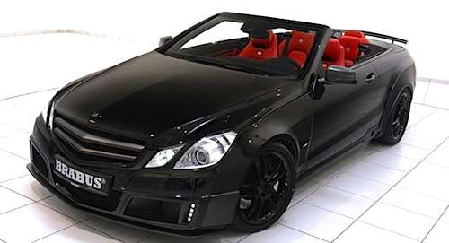 Stealth, whicked powerful Brabus 800 E V12 now topless