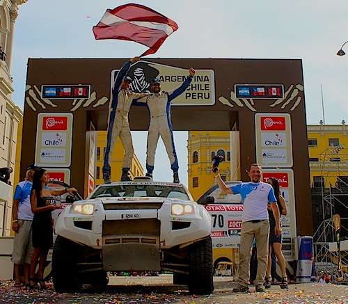 A plug-in hybrid finishes the Paris-Dakar