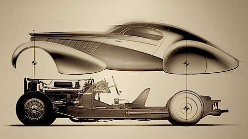 To body or to body a Bugatti Type 64
