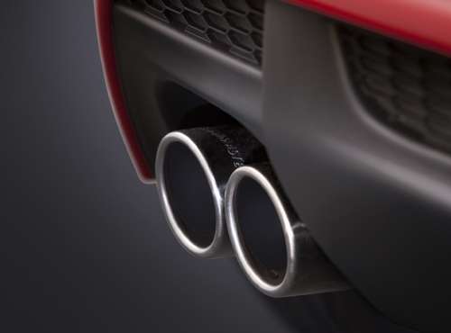 2013 Chevrolet Sonic RS rear exhaust tips
