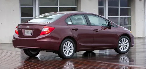 2012 Honda Civic EX-L rear view