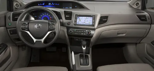 2012 Honda Civic EX dashboard view