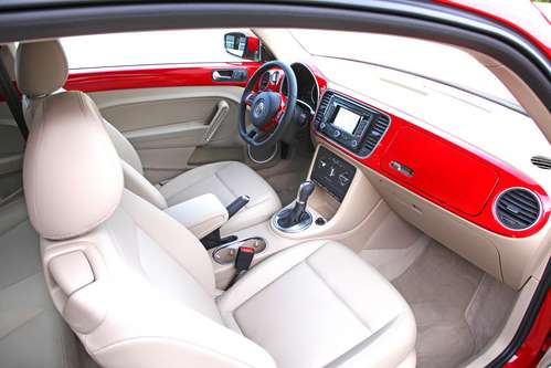 2012 VW Beetle interior