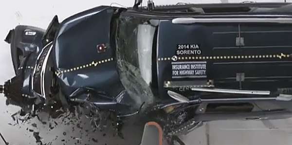 Kia Sorento fails crash test