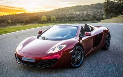 McLaren MP4-12C Spider left quarter view