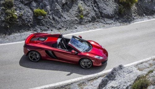 McLaren MP4-12C Spider top overview