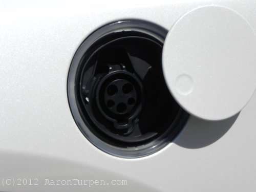 Focus Electric charging port