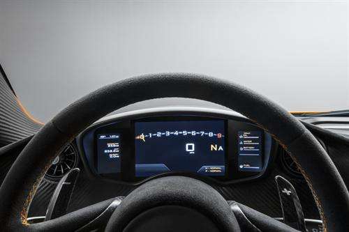 McLaren P1 cockpit detail