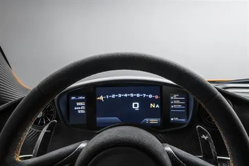 McLaren P1 cockpit detail