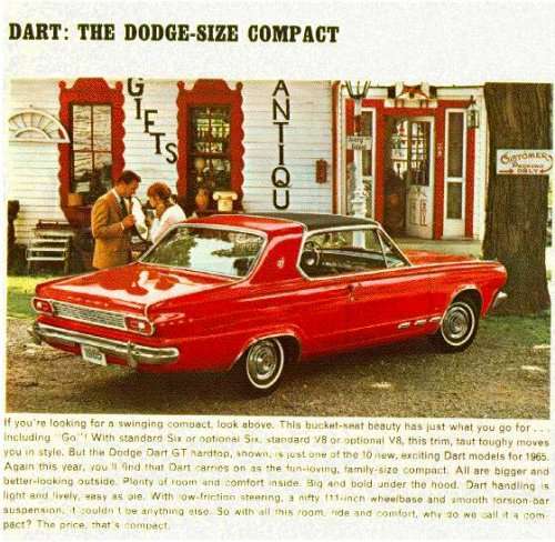 1965 Dart half page ad