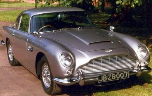 James Bond Aston Martin DB5 (wikimedia)