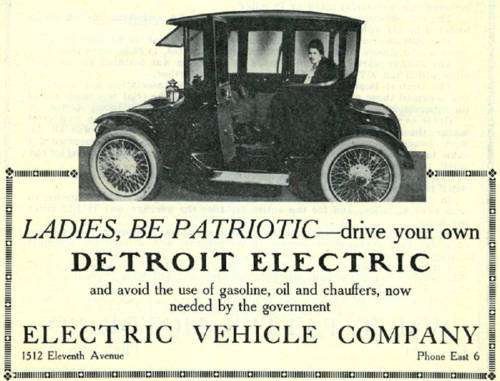 Be Patriotic Detroit Electric ad