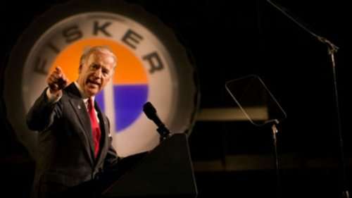VP Joe Biden promoting Delaware loans to Fisker in 2009 (White House photo)