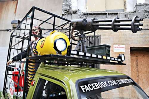 Zombie Disposal Unit gun mount