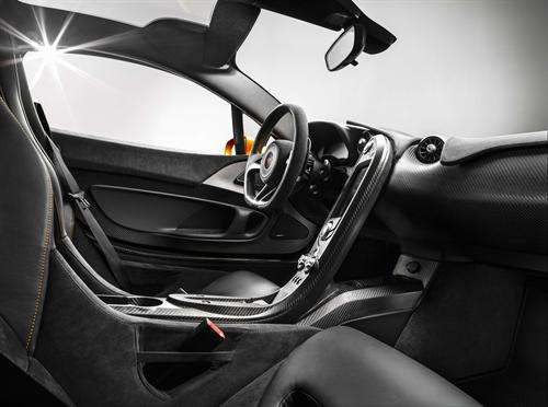 McLaren P1 interior detail