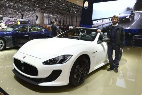 Maserati GT MC Stradale at Geneva w Giovanni Soldini