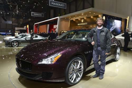 Maserati GT MC Stradale at Geneva w Giovanni Soldini