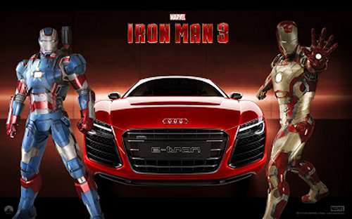 Audi R8 and Iron Man 3