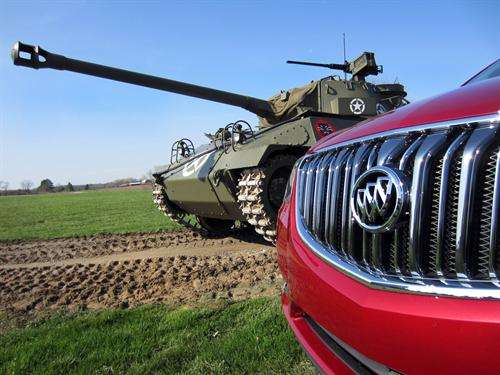 M18 Hellcat and Buick Enclave