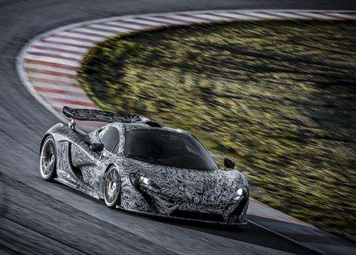 McLaren P1 XP on the track