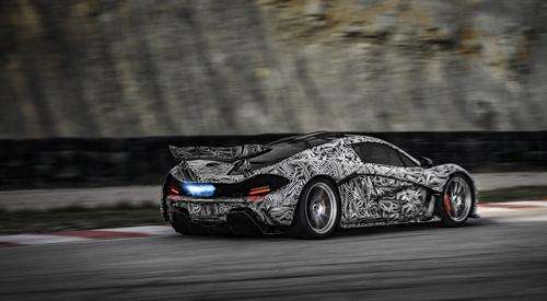 McLaren P1 XP on the track