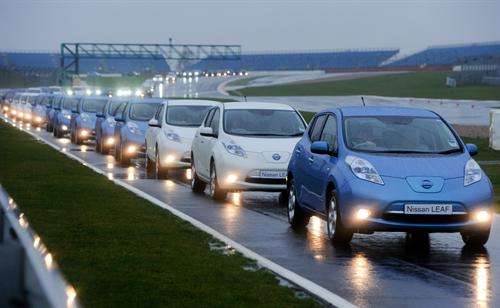 Nissan Leaf record setting